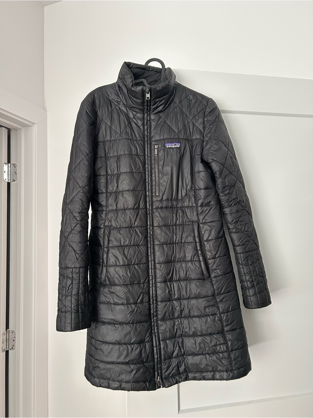 Patagonia Women's Black Quilted Long Puffer Coat